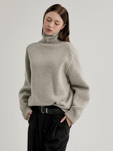 Ribbed Turtle Neck Sweater_4color - SY2C - Modalova