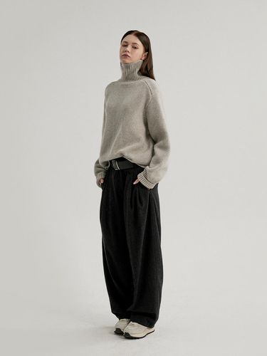 Wool Two Tuck Wide Slack_3color - SY2C - Modalova