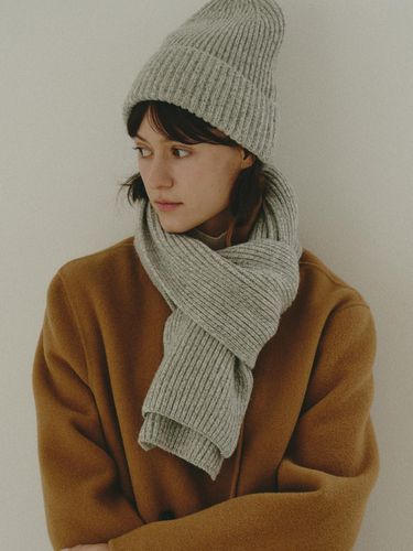 Ribbed wool knit hat_3Colors - Tillber - Modalova