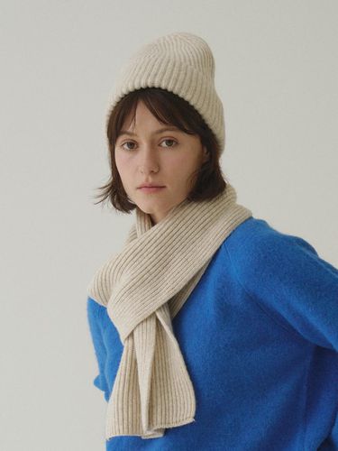 Ribbed wool muffler_3Colors - Tillber - Modalova