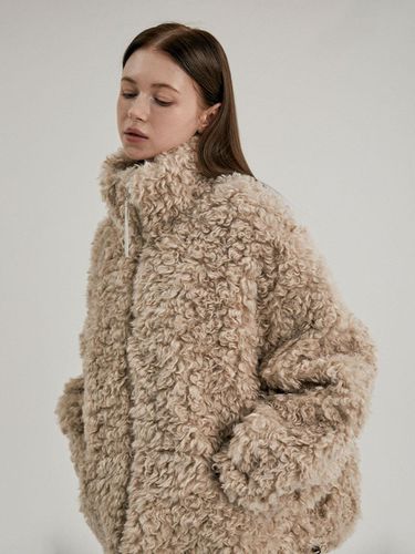 Boucle Fur Zip Up Jacket_3color - SY2C - Modalova