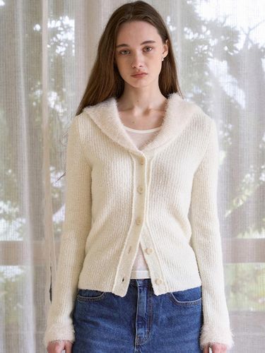 Yeti Furry Sailor Cardigan (Vaniilla) - J`ASP - Modalova