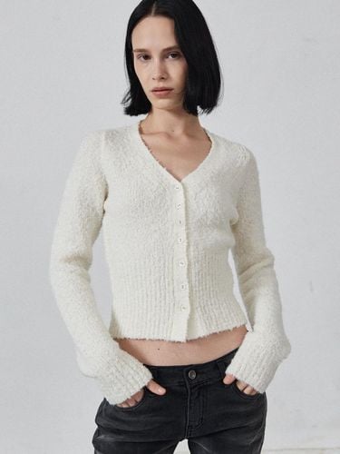 SNUG WOOL V NECK KNIT CARDIGAN () - L’EGARNET - Modalova