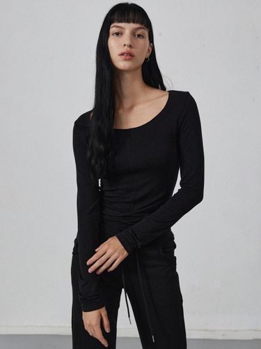 LILY TENCEL U NECK LONG SLEEVE () - L’EGARNET - Modalova