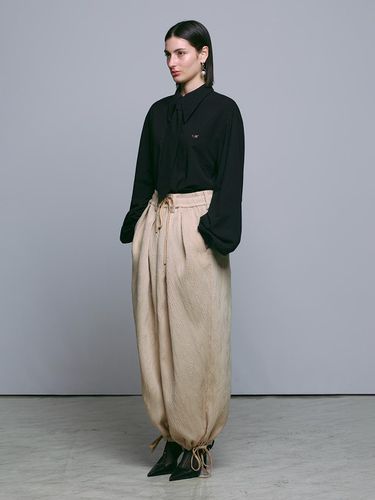 EMBOSSED DRAWSTRING HANBOK PANTS - MUNN - Modalova