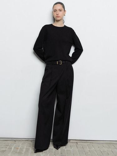 Fleece Wool Slacks_BLACK - ONE - Modalova