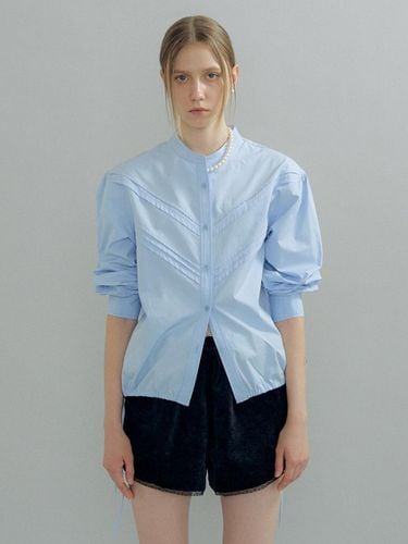 OEF cotton Tunnel Blouse (Sky Blue) - OEF - Modalova