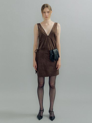 V - neck Mini Dress & Layered Skirt () - OEF - Modalova