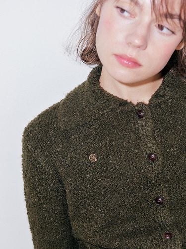 Woody basic cardigan (Khaki) - RAPHAEL - Modalova