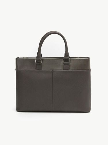 Saffiano Brief Case Brown - STCO - Modalova