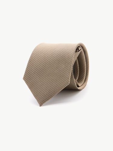 Solid Zipper Tie Beige - STCO - Modalova