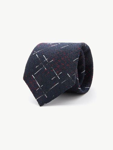 Checked zipper necktie navy - STCO - Modalova