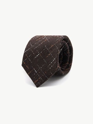 Checked Zipper Tie Brown - STCO - Modalova