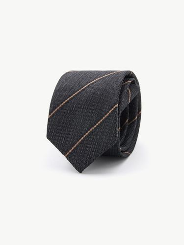 Slightly Bold Stripe Tie Gray - STCO - Modalova