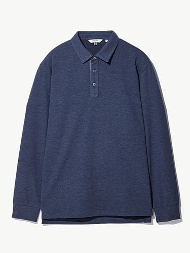 Vikuna Collar Neck T-Shirt Navy - STCO - Modalova