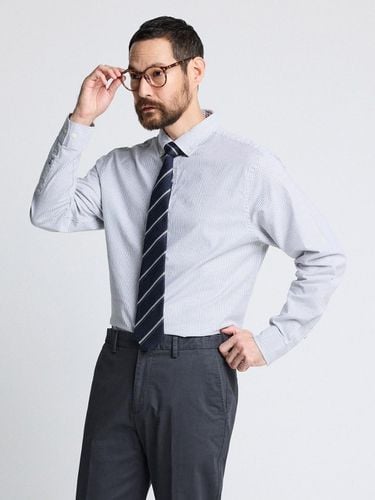 Compact Stretch Oxford_Gray Stripe (Easy Fit) - STCO - Modalova