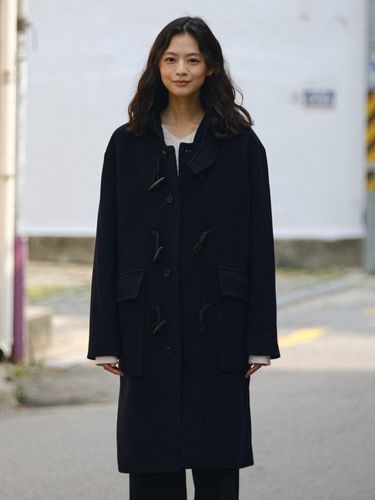 Genderless_Overfit Half Duffle Coat Navy - STCO - Modalova