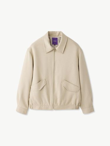 Twill tissue Blouson jumper beige (overfit) - STCO - Modalova