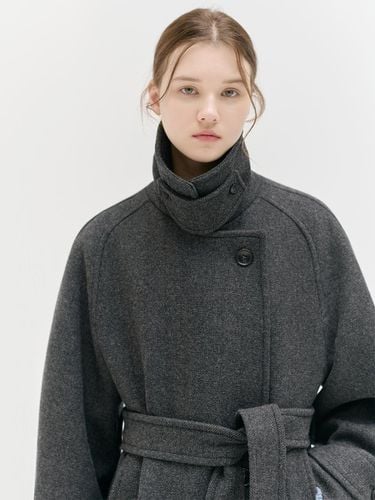 WN double raglan long coat [CHA] - NILBY P - Modalova