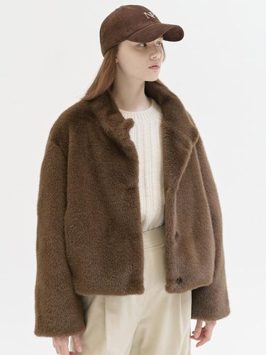 WN fur crop jacket [CH / BR] - NILBY P - Modalova