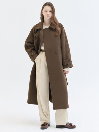 WN double raglan long coat [CH / BR] - NILBY P - Modalova