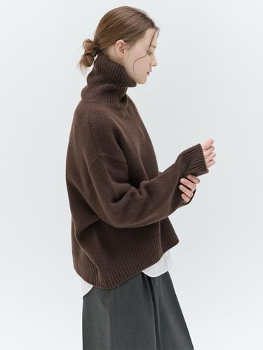 WN relax fit turtleneck pullover [CH/BR] - NILBY P - Modalova