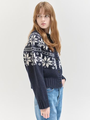 WN winter nordic knit cardigan [NA] - NILBY P - Modalova