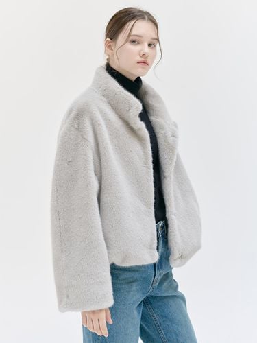 WN fur crop jacket [ECRU] - NILBY P - Modalova