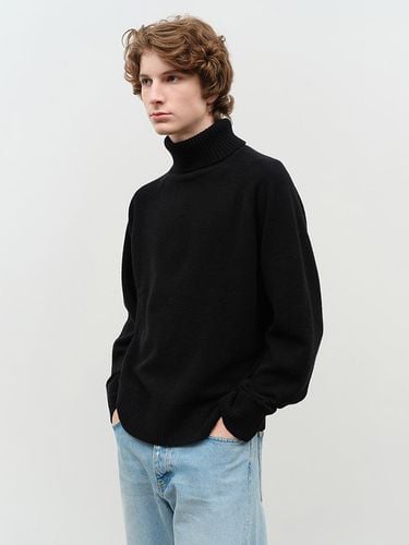 Unisex Essential Wool Turtleneck Sweater [Black] (UDSW4D124BK) - Dunst for MEN - Modalova