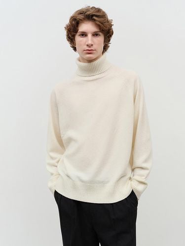 Unisex Essential Pure Wool Turtleneck Sweater [White] - Dunst for MEN - Modalova