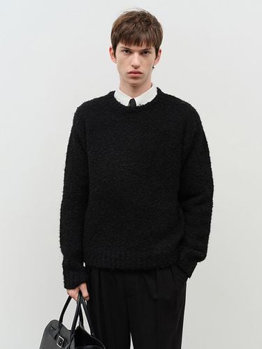 Unisex Cloud Boucl Soft Sweater [Black] (UDSW4D127BK) - Dunst for MEN - Modalova