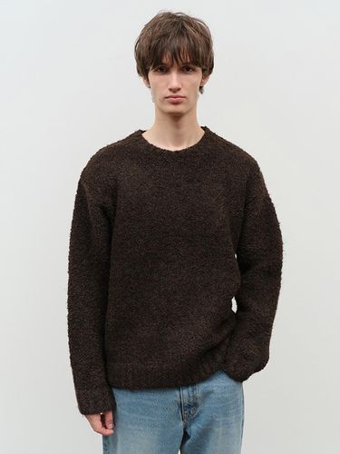 Unisex Cloud Boucle Voluminous Sweater [Deep Brown] (UDSW4D127W3) - Dunst for MEN - Modalova