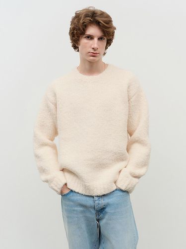 Unisex Cloud Boucl Voluminous Sweater [White] - Dunst for MEN - Modalova