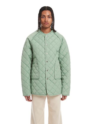 Quilted Overfit Nylon Jacket [GREEN] - Trunk Project - Modalova