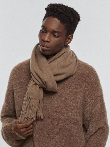 Wool Lightweight Versatile Muffler [BROWN] - V2 - Modalova