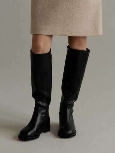 Knee High Vintage Leather Boots - MangoManyPlease - Modalova