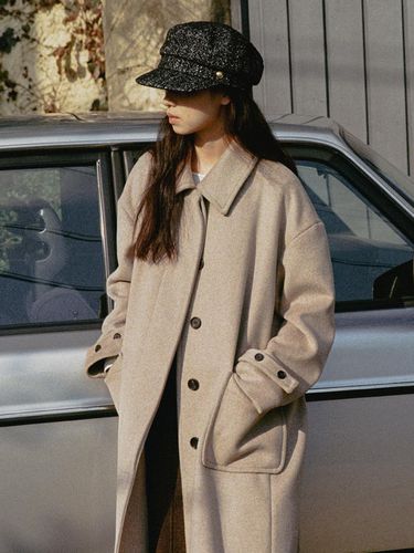 Oversized Wool Blend Single Coat - MangoManyPlease - Modalova