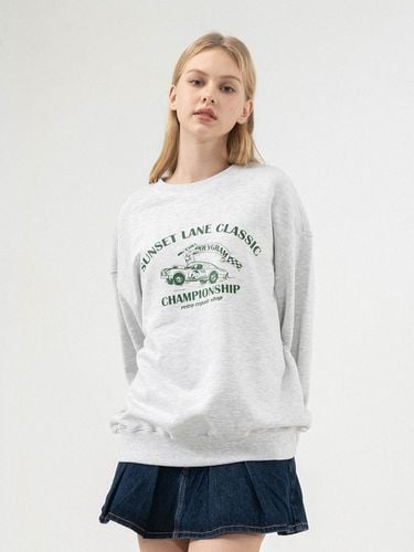 Champion Fur Loose Fit Sweatshirt [Light Melange] - POLYGRAM - Modalova