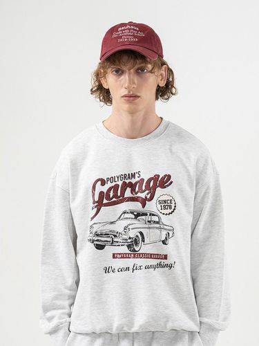 POLY GARAGE SWEATSHIRTS (LIGHT MELANGE) - POLYGRAM - Modalova