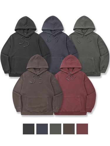 G High-Density Cotton Blend Pigment Hoodie - POLYGRAM - Modalova