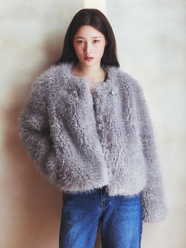 Fur Crop Jumper NEF4WMA28_80 - on&on - Modalova