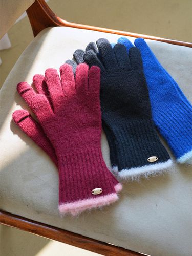 Nylon Wool Cashmere Touch Screen Gloves (NEX4WXB18) - on&on - Modalova