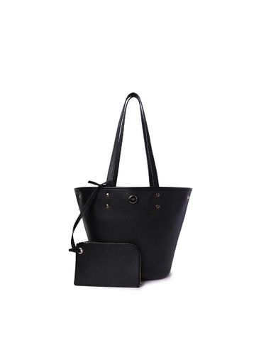 Leather 2-Way Small Shopper Bag - FIBRENO - Modalova