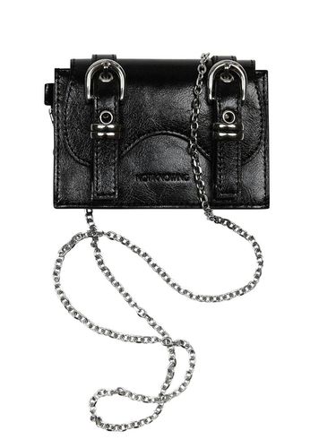 Saddle Belted Leather Micro Bag [Black] - NOTKNOWING - Modalova