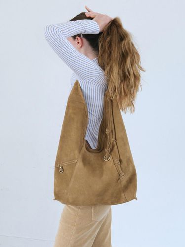 Knotted layer bag (Suede caramel) - Archivepke - Modalova