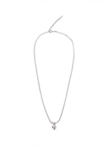 Signature ball necklace_silver - FIBRENO - Modalova