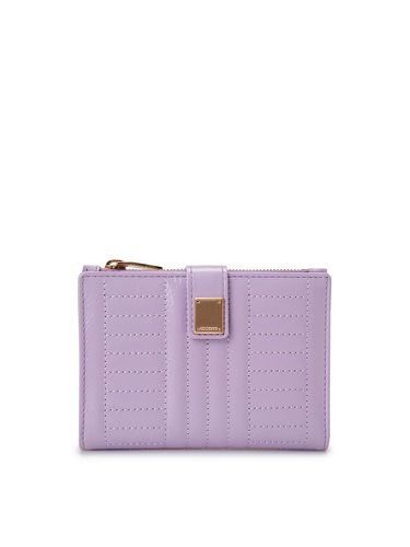 Quilted Slim Bi-fold Small Wallet (RCACX22111PUX) - COURONNE - Modalova