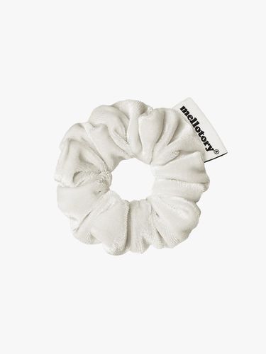 Mini Velvet Double-woven Scrunchie [Beige] - mellotory - Modalova