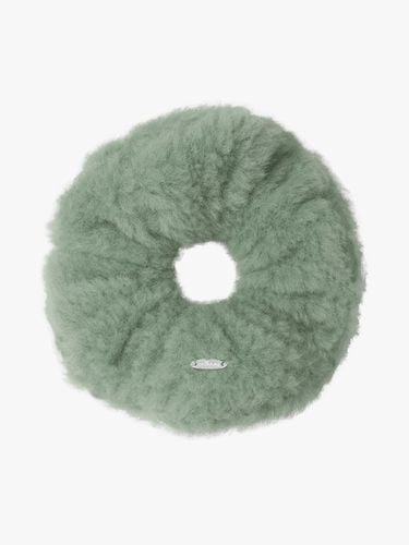 Wide Fur Scrunch (GREEN) - mellotory - Modalova