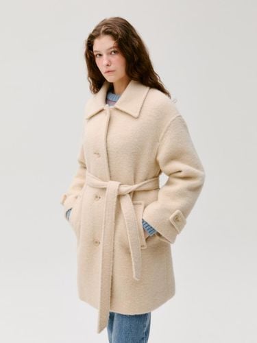 Alpaca Wool Half Length Coat [] - DEPOUND - Modalova